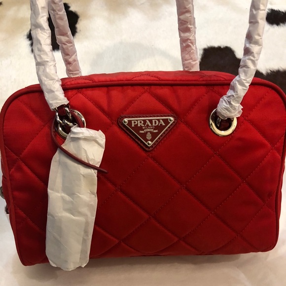 国内発送】 prada tracolla tessuto impuntu ardesia マザーズバッグ